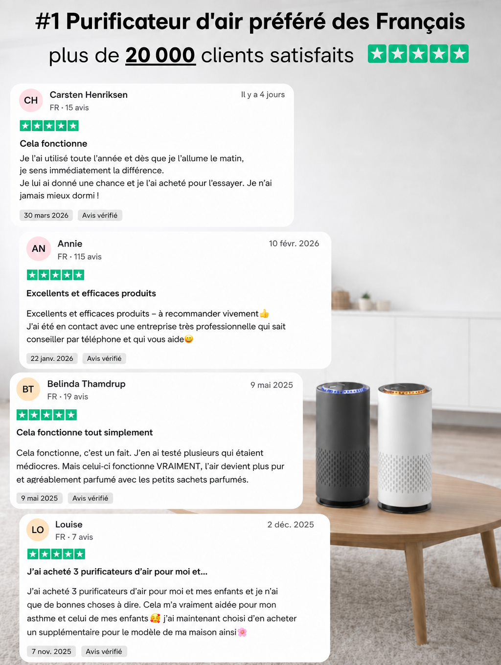 Purificateur d'air Omena™