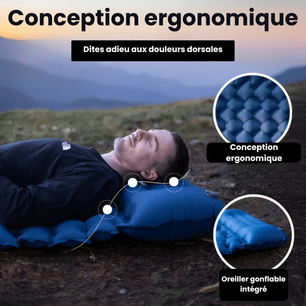 Matelas de sol ultra-léger et compact
